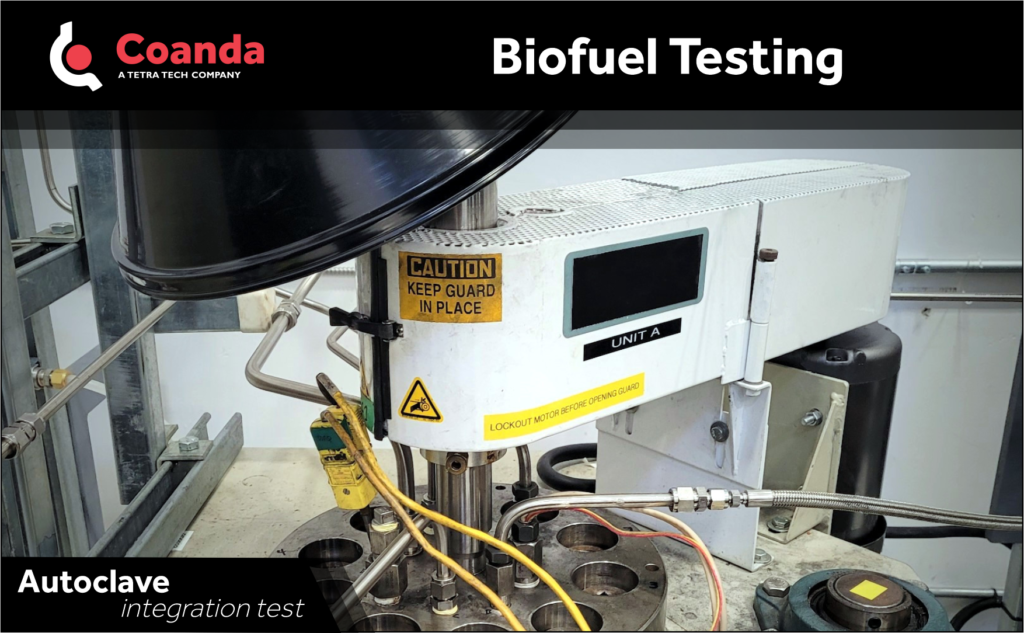 Biofuel test in an Autoclave