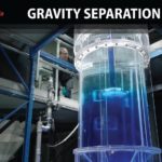 laboratory model of gravity separator