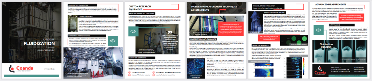 Coanda Fluidization Brochure - Coanda Research & Development
